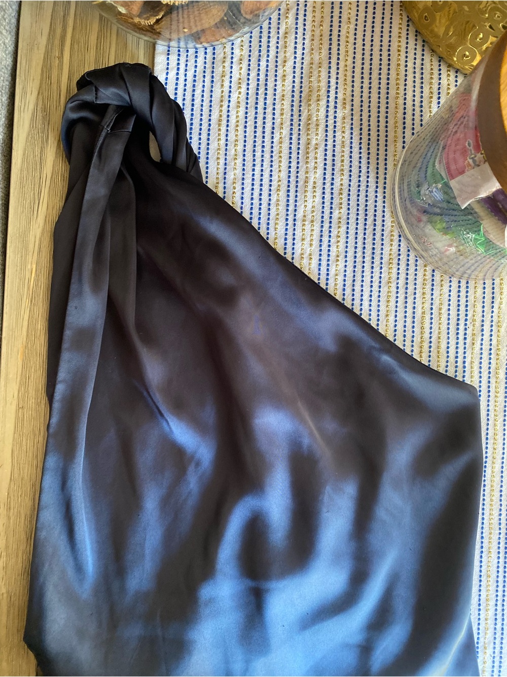 FREE PEOPLE VICTORIA MAXI DRESS SATIN MAXI GOWN BLACK Sz 6 - Picture 8 of 16